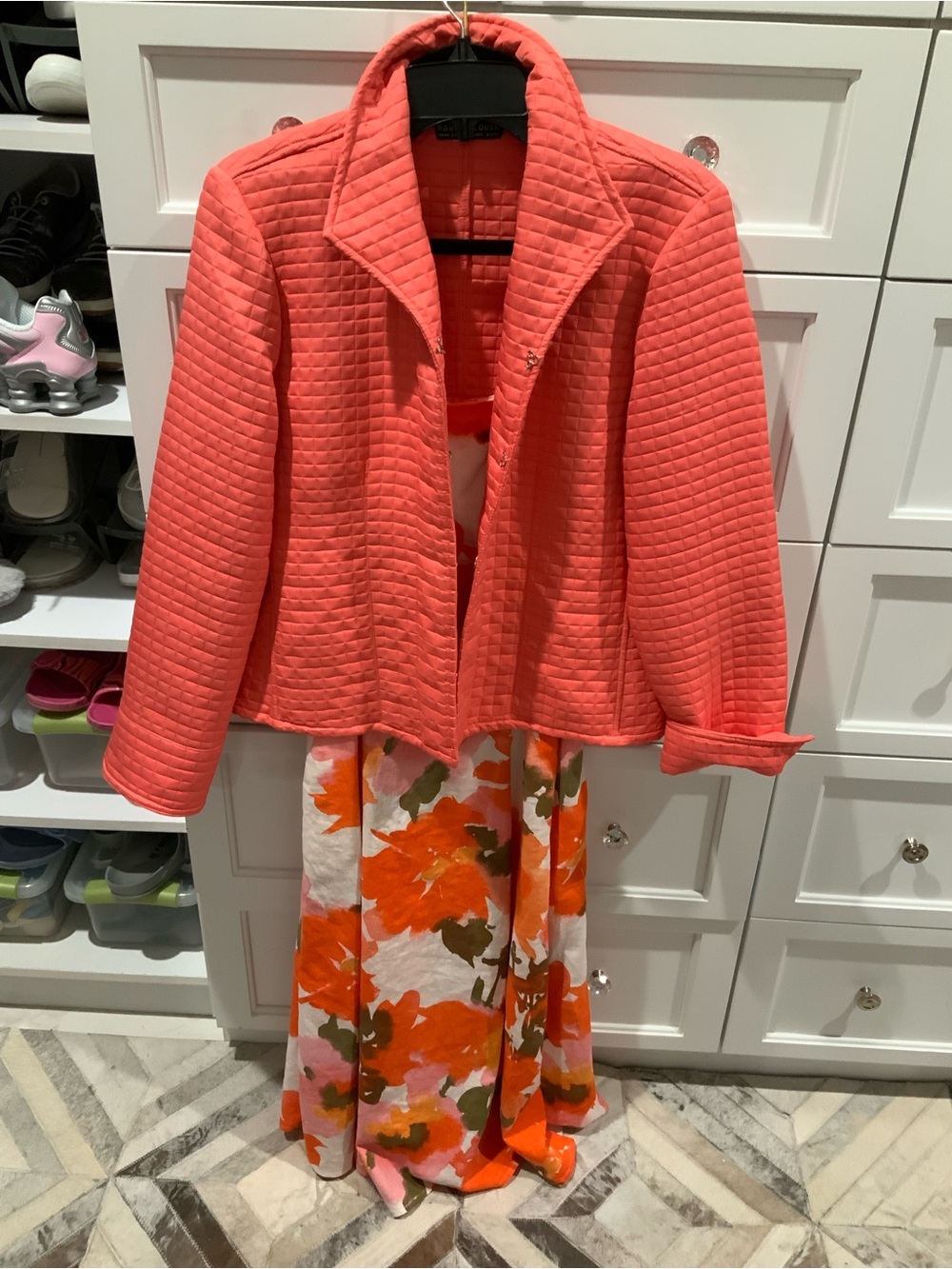 Robert Louis Coral Quilted Jacket